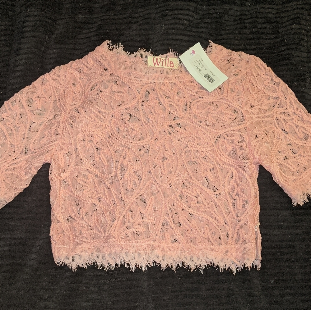 Pink Rope Crop Top